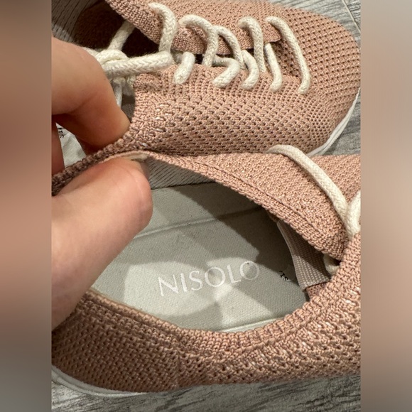 Nisolo pink Go-To Eco Knit Sneaker - Picture 8 of 10